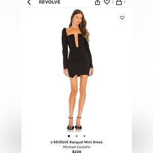 Michael Costello mini dress. Size small